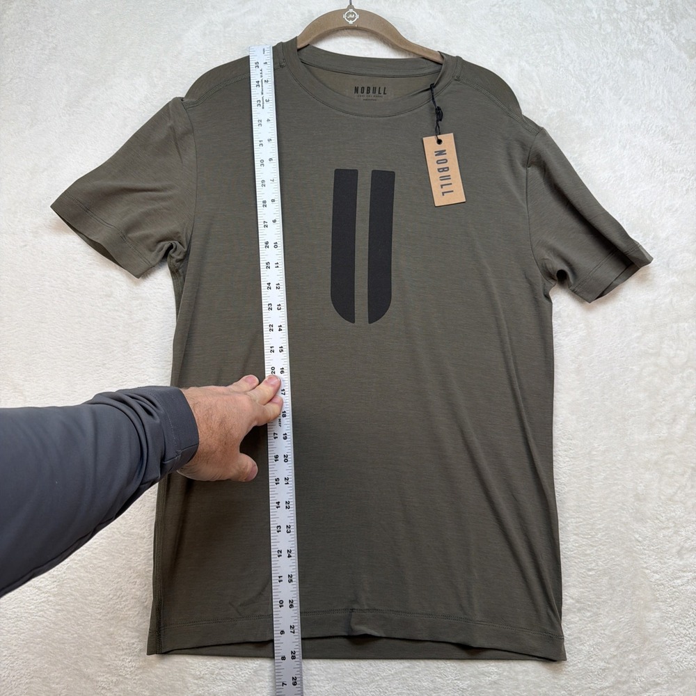 NOBULL Performance Training T Shirt Men's Medium Athletic Gym Workout Tee - Picture 5 of 8